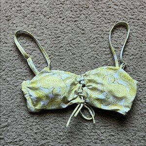 Yellow Green Phax Swim Bikini Top